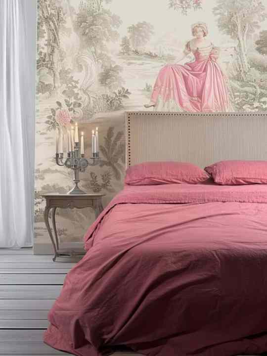 Completo letto balza lino 