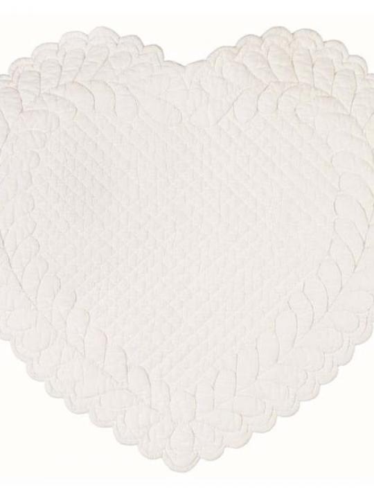 Set Americano Cuore Panna Blanc Mariclò