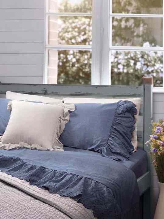 Completo letto blu 