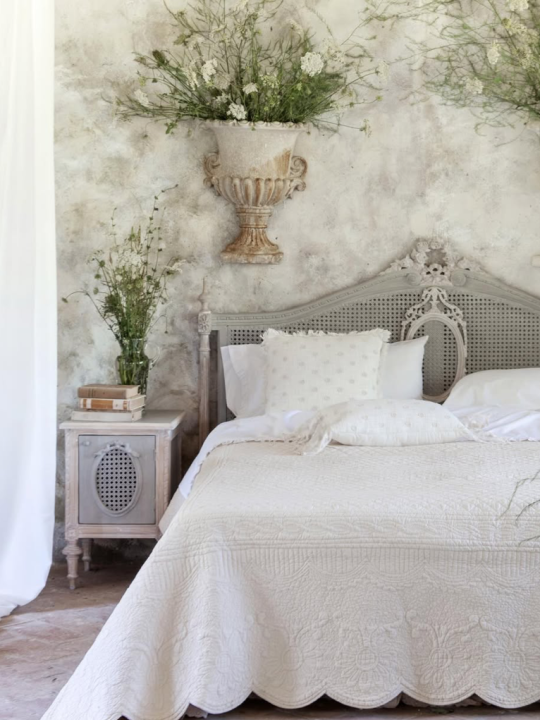 Copriletto Boutis Bianco in Cotone – Collezione Sogno Toscano Blanc MariClò