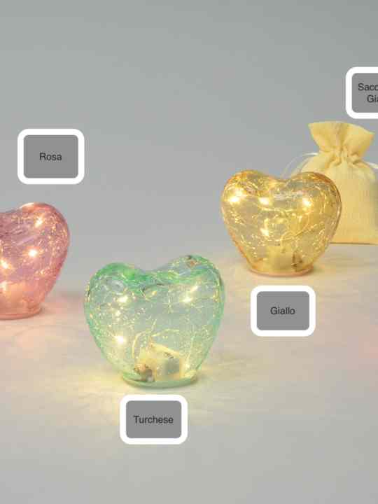 Cuore in vetro crack 