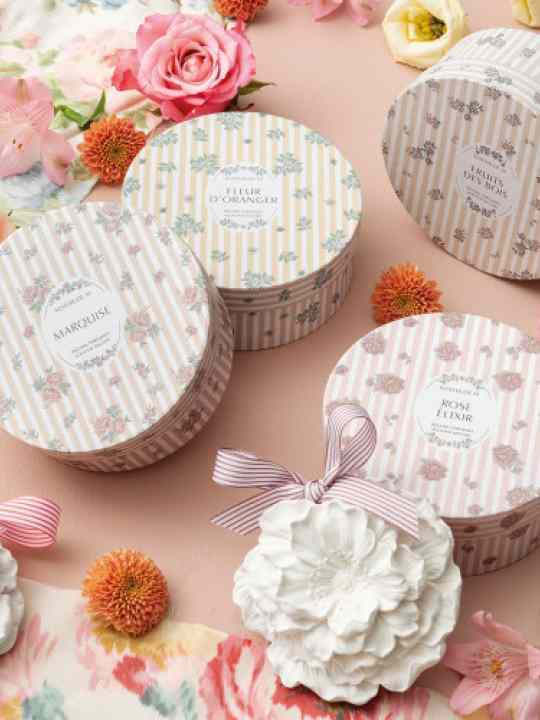 Cofanetto con gesso profumato Rose élixir 