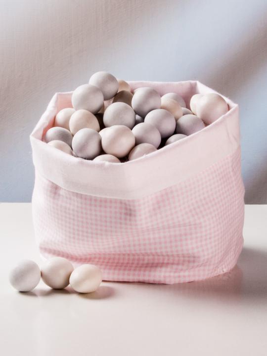 Sacchetto degustazione quadratino rosa 