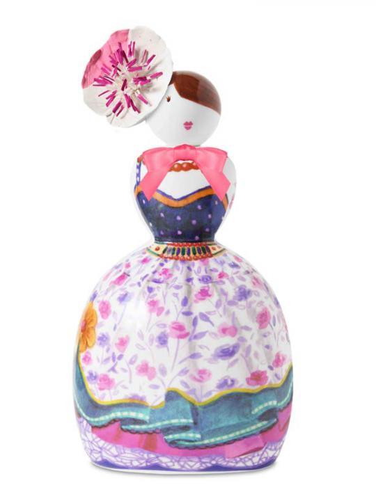 Baci Milano Dreamland L'Intellettuale Diffusore Per Ambiente In Porcellana, Con Fiore E Imbuto - Porta Profumo Elegante Donna - 2